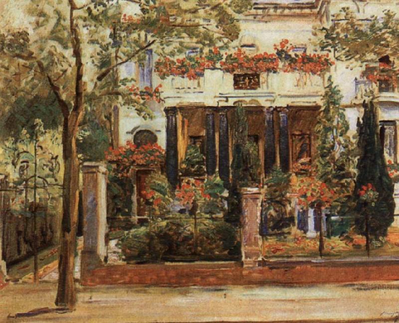 Max Slevogt Steinbart Villa Germany oil painting art
